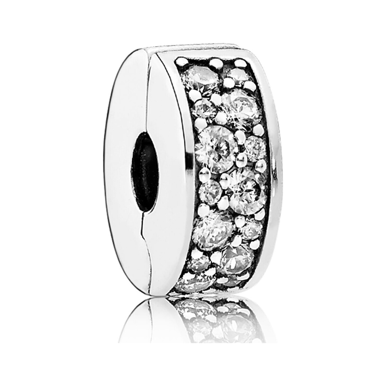 Pandora Clip en argent pavé brillant Bijoux femme Christ Swiss