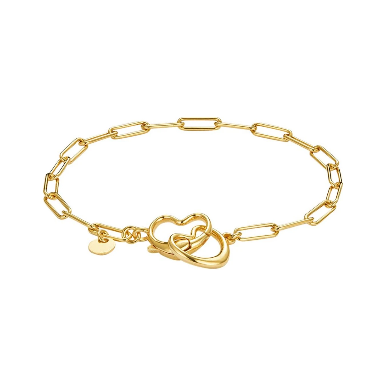 Bracelet Coeur Argent OR Bijoux femme Christ Swiss