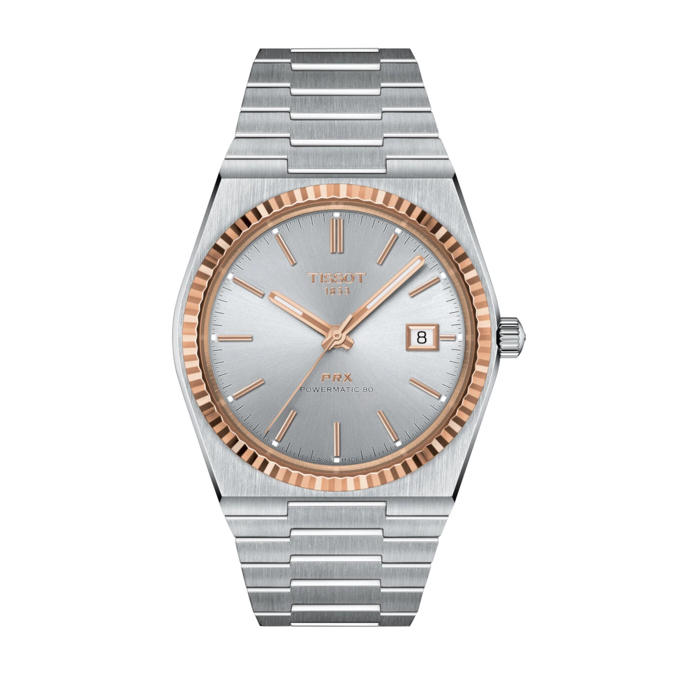 Tissot T-Gold PRX Powermatic 80 40mm Herrenuhren Christ Swiss